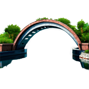 Arc Bridge Over Water PNG 81 PNG
