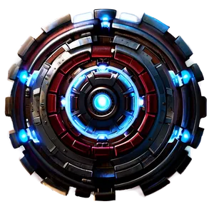 Arc Reactor Glowing Effect Png 06292024 PNG Image