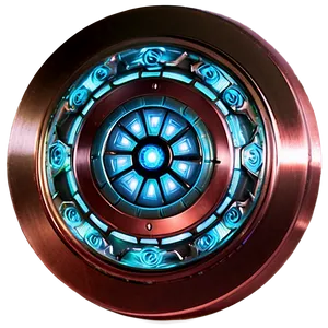 Arc Reactor Glowing Effect Png Xyr PNG Image