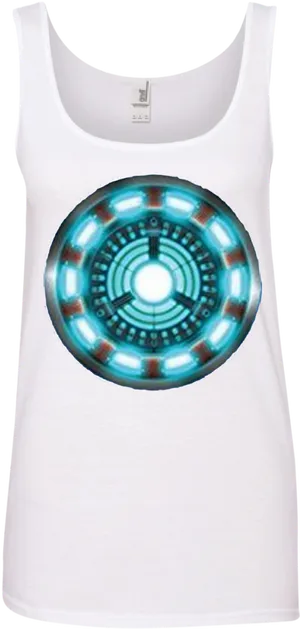 Arc Reactor Tank Top Design PNG Image