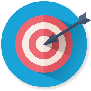 Archery Target Bullseye Arrow PNG Image