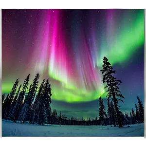 Arctic Aurora Phenomenon Png Wgw62 PNG Image