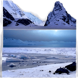 Arctic Blizzard Landscape PNG 77 PNG with transparent background