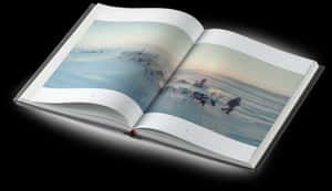 Arctic Expedition Photo Spread PNG image with transparent background