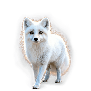Arctic Fox Fur Texture Detail PNG jra11 PNG image with transparent background