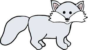Arctic Fox Png Images Clipart - Arctic Animal Clip Art, Transparent Png PNG image with transparent background