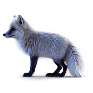 Arctic Fox Tail Fluff PNG 06232024 PNG image with transparent background