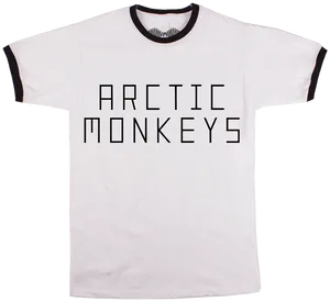 Arctic Monkeys Band T Shirt Design PNG Image