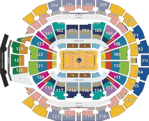 Arena Seating Chart PNG Image