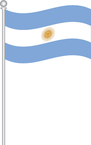Flag Argentina Png, Transparent Png PNG image with transparent background