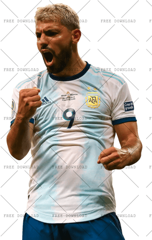 Argentina Sergio Aguero Png, Transparent Png PNG image with transparent background