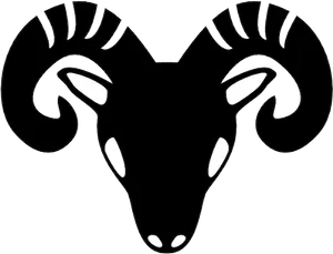 Aries Zodiac Symbol Graphic PNG Image