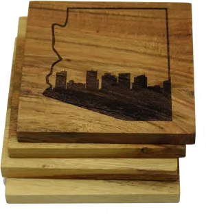 Arizona Silhouette Cutting Board PNG Image