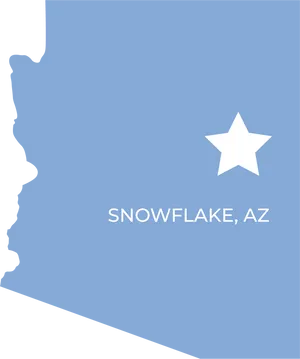 Arizona Snowflake Outline PNG Image