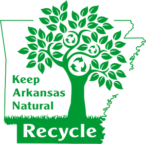 Arkansas Recycling Tree Logo PNG Image