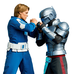 Arm Wrestling Showdown Futuristic Soldiers PNG