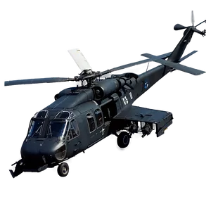 Armed Black Hawk Helicopter Png 06252024 PNG Image