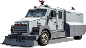 Armored Riot Control Vehicle PNG Image