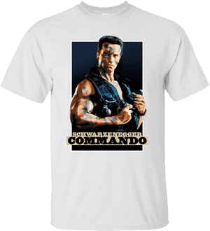 Arnold Schwarzenegger Commando Poster, HD Png Download PNG image with transparent background