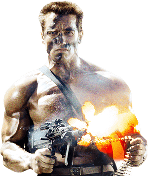 Arnold Schwarzenegger Commando Transparent, HD Png Download PNG image with transparent background