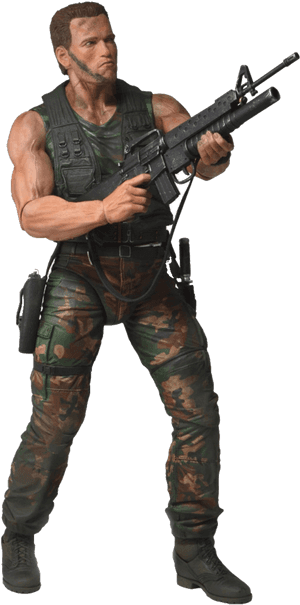 Arnold Schwarzenegger Predator Png - Neca Arnold Schwarzenegger, Transparent Png PNG image with transparent background