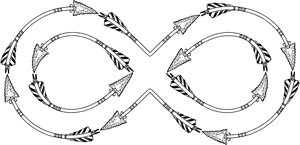 Infinity Transparent Arrow - Infinity Arrows, HD Png Download PNG image with transparent background