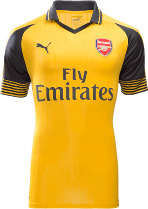 Arsenal Away Jersey 2016/17 - Arsenal Jersey Full Sleeves, HD Png Download PNG image with transparent background