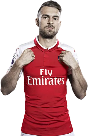 Arsenal Player Red Kit PNG Image