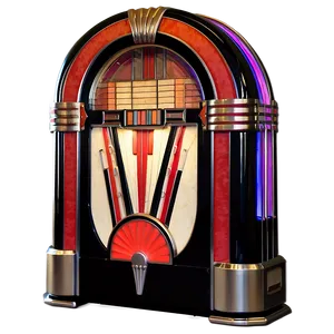 Art Deco Style Jukebox Png Kaj PNG Image