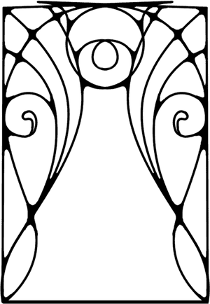 Transparent Art Nouveau Png - Art Nouveau Line Work, Png Download PNG with transparent background