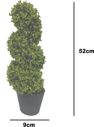 Artificial Topiary Plant52cm PNG Image