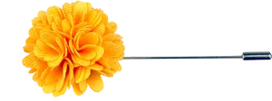 Artificial Yellow Marigoldon Stem PNG Image