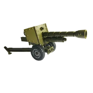 Artillery Cannon Profile View PNG Image