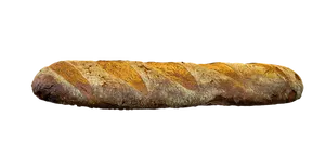 Artisan Baguetteon Black Background PNG Image