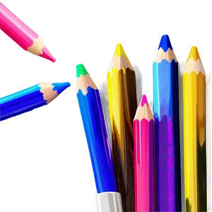 Artist Colored Pencils Png Abb PNG Image