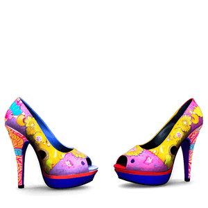 Artistic Abstract Heels PNG sbm PNG image with transparent background