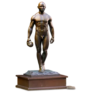 Artistic Bronze Figurine Png Uln37 PNG Image