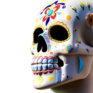 Artistic Dia De Los Muertos Murals Png Acs87 PNG Image