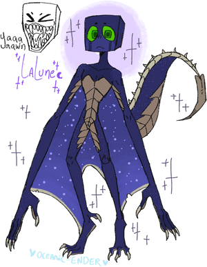 Image - Phantom Enderman, HD Png Download PNG