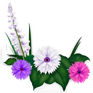 Artistic Flower Composition Png 62 PNG Image