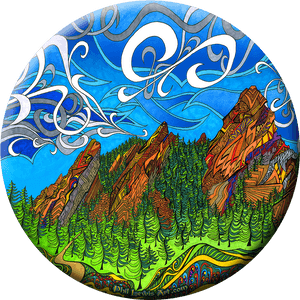 The Flatirons Ultimate Frisbee'Class='lazyload Lazyload - Phil Lewis Art, HD Png Download PNG image with transparent background