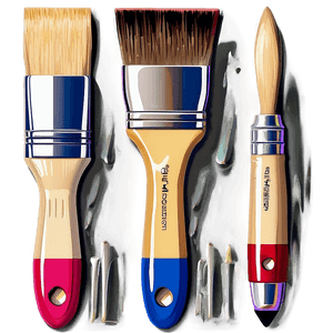 Artistic Paintbrush Set PNG 53 PNG