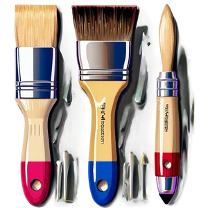 Artistic Paintbrush Set Png 53 PNG Image