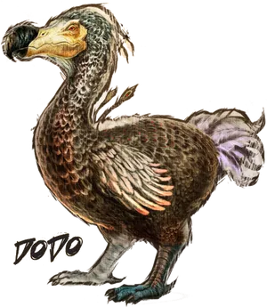 Artistic Renderingof Dodo Bird PNG Image