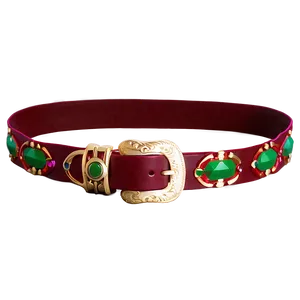 Artistic Santa Belt Representation Png Cwr PNG Image