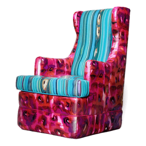Artsy Abstract Armchair PNG sih PNG with transparent background