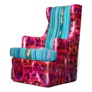 Artsy Abstract Armchair Png Sih PNG Image