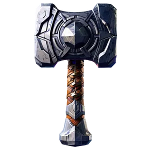 Asgardian Thor Hammer Design Png 06122024 PNG Image