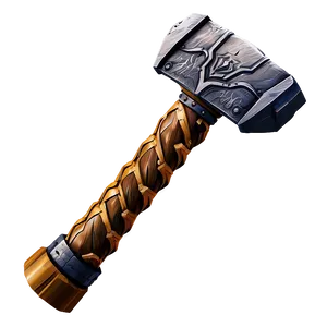 Asgardian Thor Hammer Design Png 06122024 PNG Image