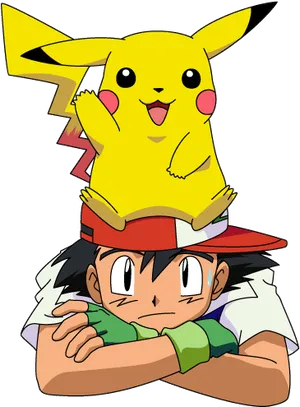 Ashand Pikachu Animated Characters PNG Image